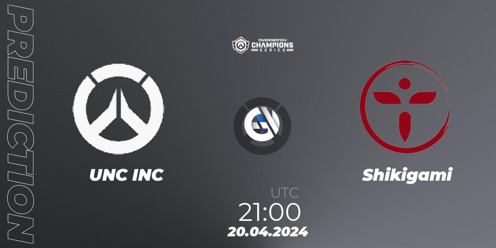 UNC INC - Shikigami: прогноз. 20.04.24, Overwatch, Overwatch Champions Series 2024 - North America Stage 2 Group Stage