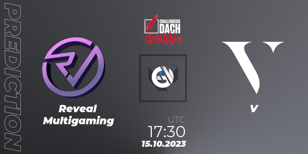 Reveal Multigaming - V: прогноз. 15.10.2023 at 17:30, VALORANT, VALORANT Challengers 2023 DACH: Arcade