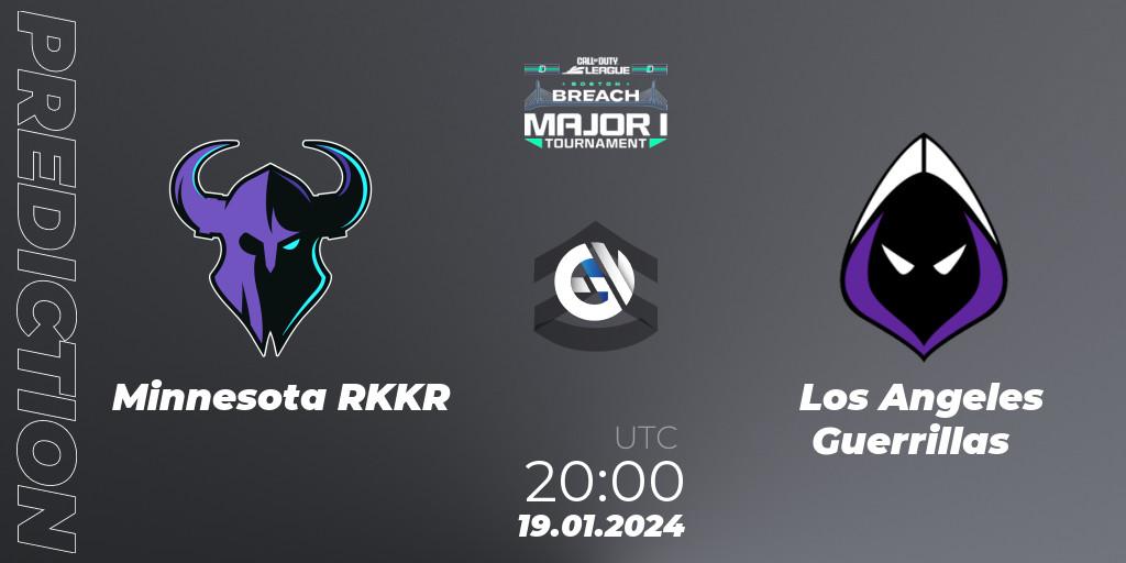 Minnesota RØKKR - Los Angeles Guerrillas: прогноз. 19.01.2024 at 20:00, Call of Duty, Call of Duty League 2024: Stage 1 Major Qualifiers