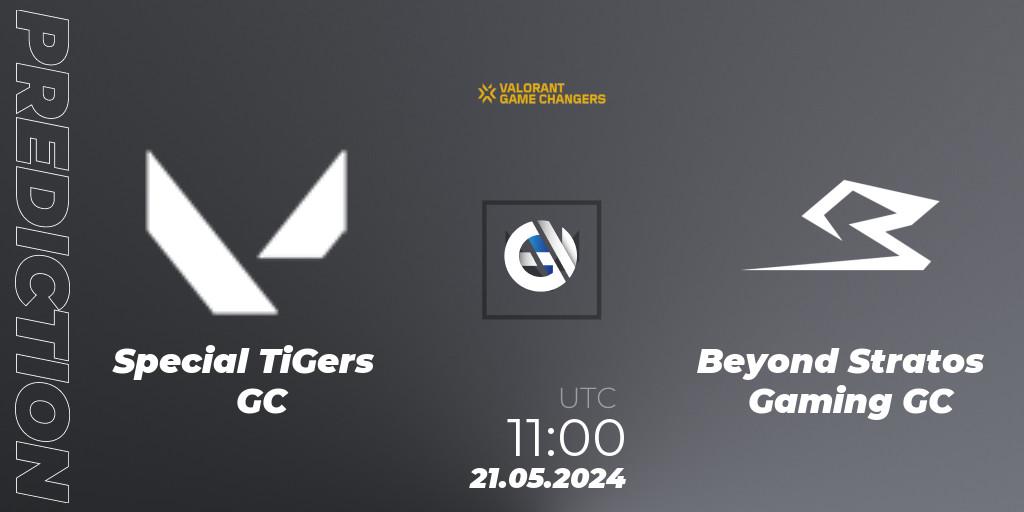 Special TiGers GC - Beyond Stratos Gaming GC: прогноз. 21.05.2024 at 11:30, VALORANT, VCT 2024: Game Changers Korea Stage 1