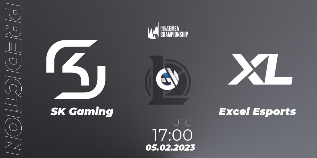 SK Gaming - Excel Esports: прогноз. 05.02.2023 at 17:00, LoL, LEC Winter 2023 - Stage 1