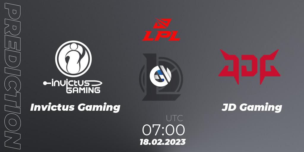 Invictus Gaming - JD Gaming: прогноз. 18.02.23, LoL, LPL Spring 2023 - Group Stage