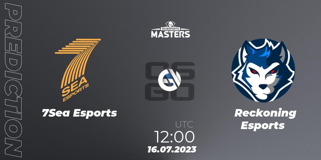 7Sea Esports - Reckoning Esports: прогноз. 16.07.2023 at 12:00, Counter-Strike (CS2), Skyesports Masters 2023: Regular Season