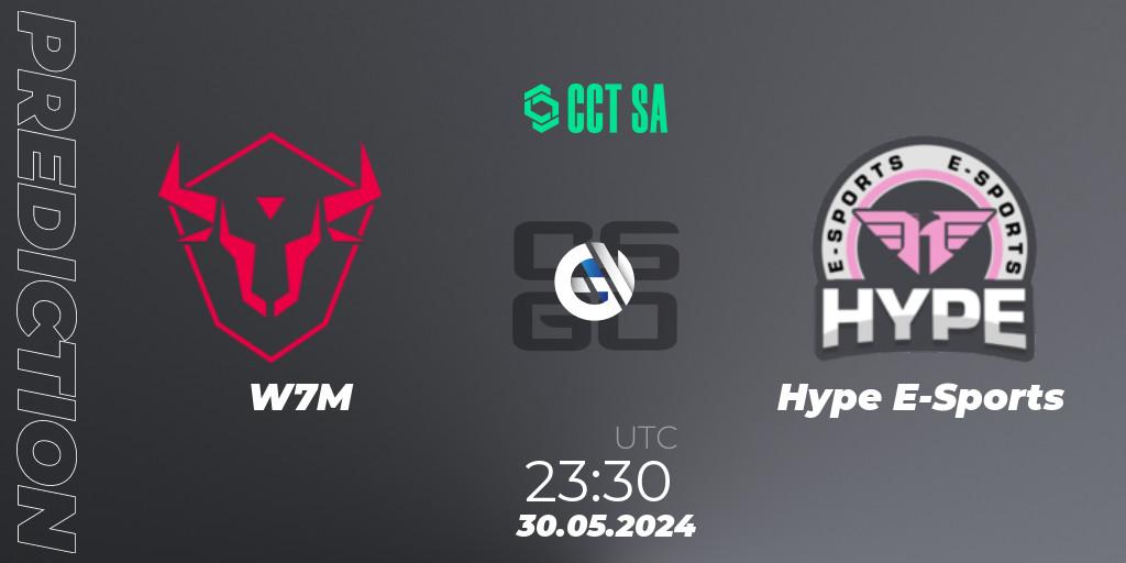 W7M - Hype E-Sports: прогноз. 30.05.2024 at 23:30, Counter-Strike (CS2), CCT Season 2 South America Series 1