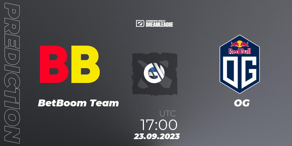 BetBoom Team - OG: прогноз. 23.09.2023 at 17:13, Dota 2, DreamLeague Season 21