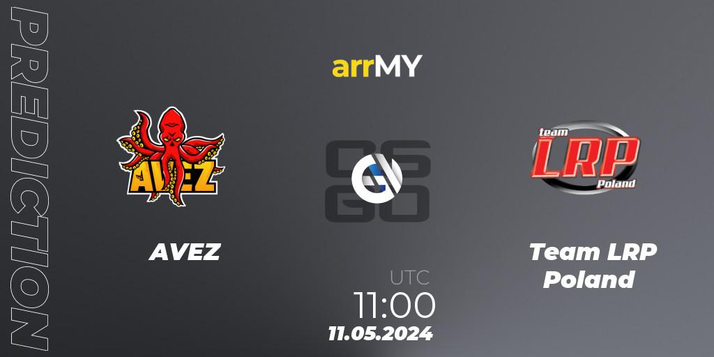 AVEZ - Team LRP Poland: прогноз. 11.05.2024 at 11:00, Counter-Strike (CS2), arrMY Masters League Season 9 Finals