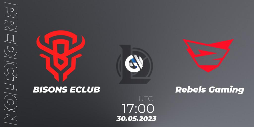 BISONS ECLUB - Rebels Gaming: прогноз. 30.05.23, LoL, Superliga Summer 2023 - Group Stage