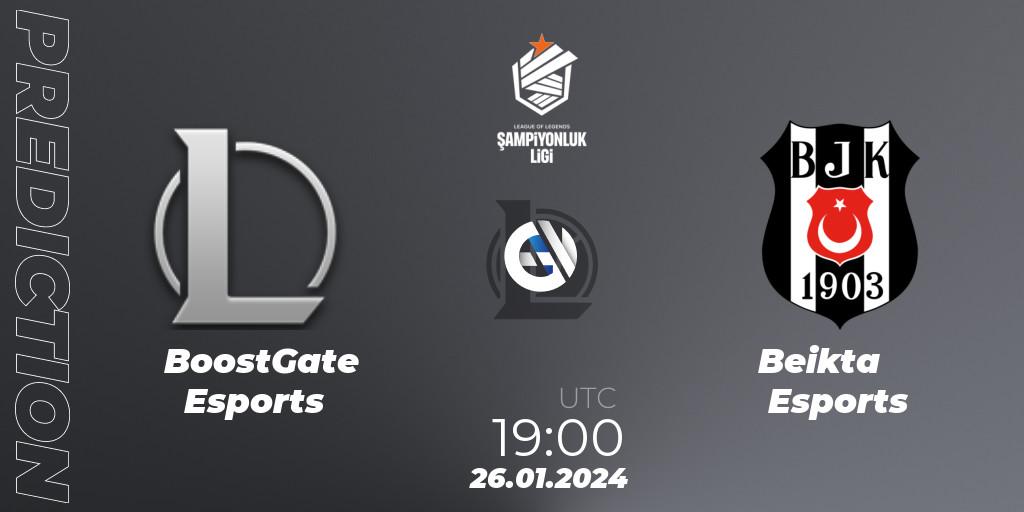 BoostGate Esports - Beşiktaş Esports: прогноз. 26.01.2024 at 19:00, LoL, TCL Winter 2024