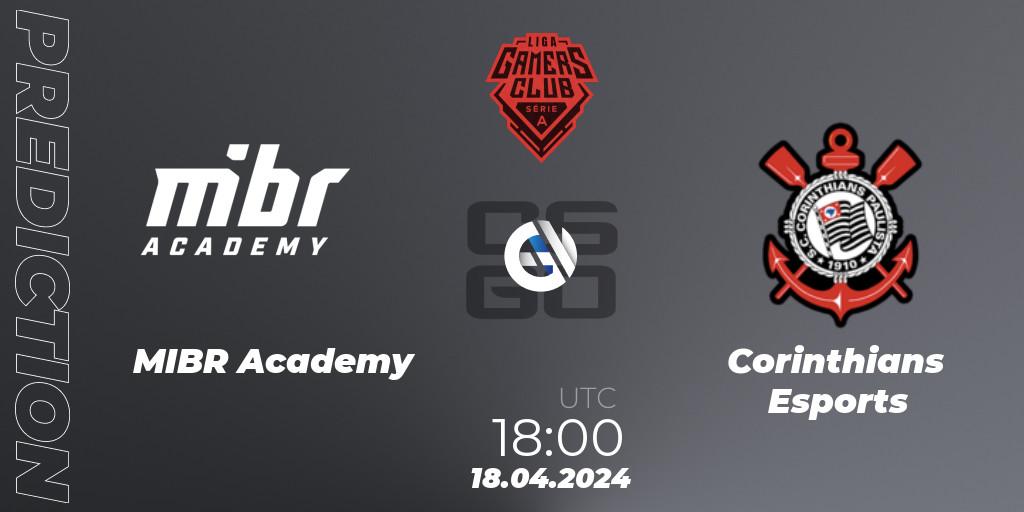 MIBR Academy - Corinthians Esports: прогноз. 02.05.24, CS2 (CS:GO), Gamers Club Liga Série A: April 2024