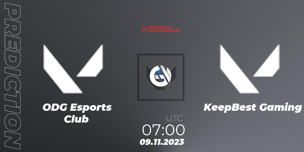 ODG Esports Club - KeepBest Gaming: прогноз. 09.11.2023 at 07:00, VALORANT, VALORANT China Evolution Series Act 3: Heritability - Play-In
