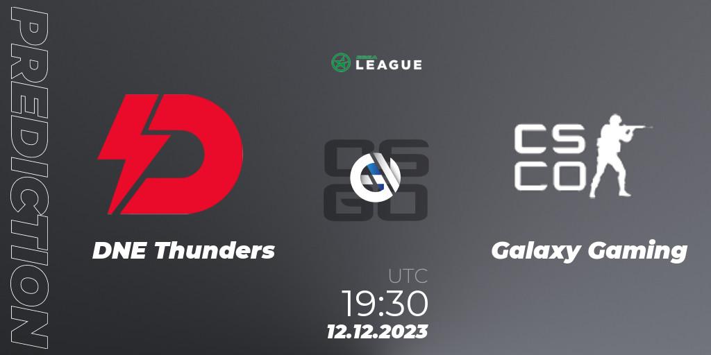 DNE Thunders - Galaxy Gaming: прогноз. 12.12.2023 at 17:00, Counter-Strike (CS2), ESEA Season 47: Intermediate Division - Europe
