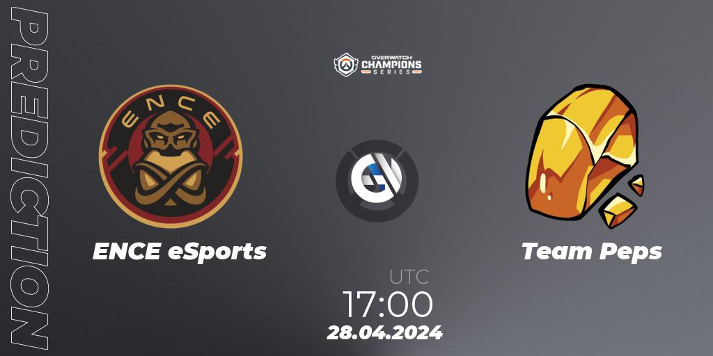 ENCE eSports - Team Peps: прогноз. 28.04.2024 at 17:00, Overwatch, Overwatch Champions Series 2024 - EMEA Stage 2 Main Event