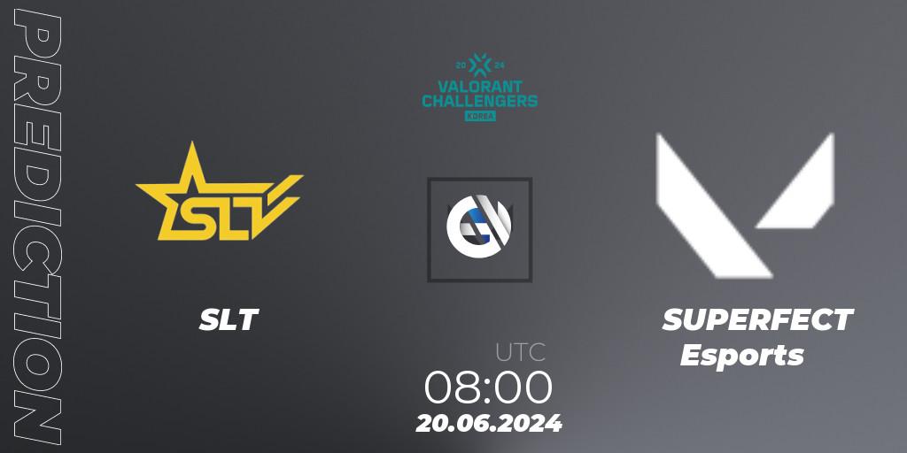 SLT - SUPERFECT Esports: прогноз. 20.06.2024 at 06:00, VALORANT, VALORANT Challengers 2024 Korea: Split 2
