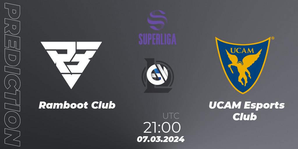 Ramboot Club - UCAM Esports Club: прогноз. 07.03.24, LoL, Superliga Spring 2024 - Group Stage