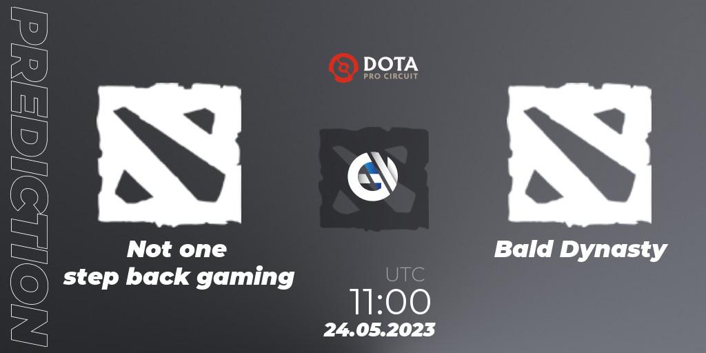 Not one step back gaming - Bald Dynasty: прогноз. 24.05.2023 at 10:55, Dota 2, DPC 2023 Tour 3: EEU Closed Qualifier