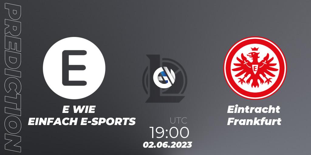 E WIE EINFACH E-SPORTS - Eintracht Frankfurt: прогноз. 02.06.23, LoL, Prime League Summer 2023 - Group Stage