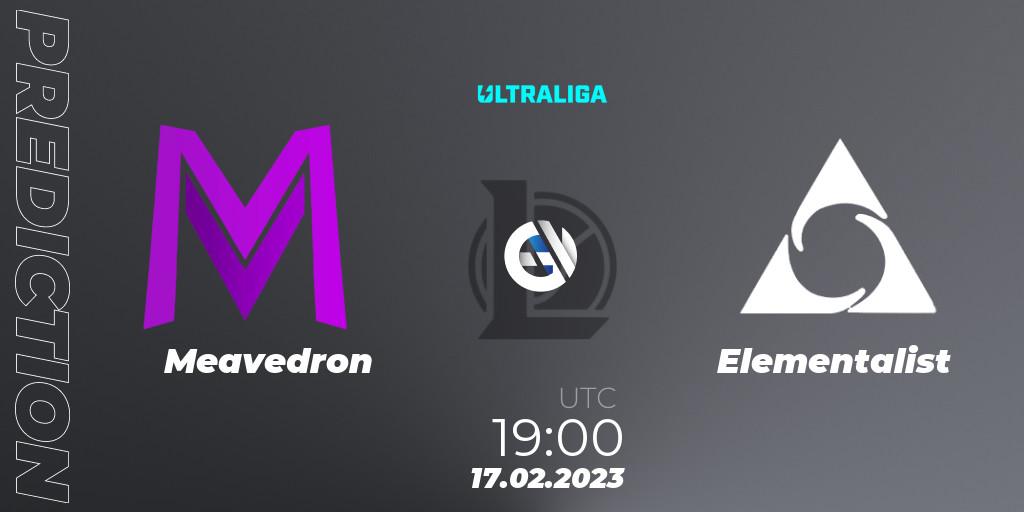 Meavedron - Elementalist: прогноз. 17.02.2023 at 19:00, LoL, Ultraliga 2nd Division Season 6