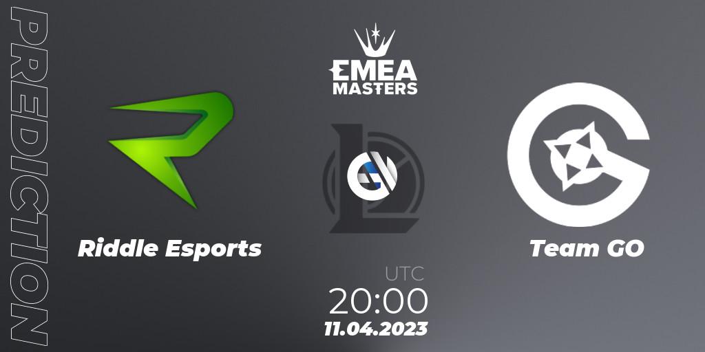Riddle Esports - Team GO: прогноз. 11.04.2023 at 20:00, LoL, EMEA Masters Spring 2023 - Group Stage
