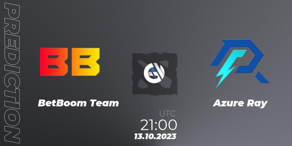 BetBoom Team - Azure Ray: прогноз. 13.10.23, Dota 2, The International 2023 - Group Stage