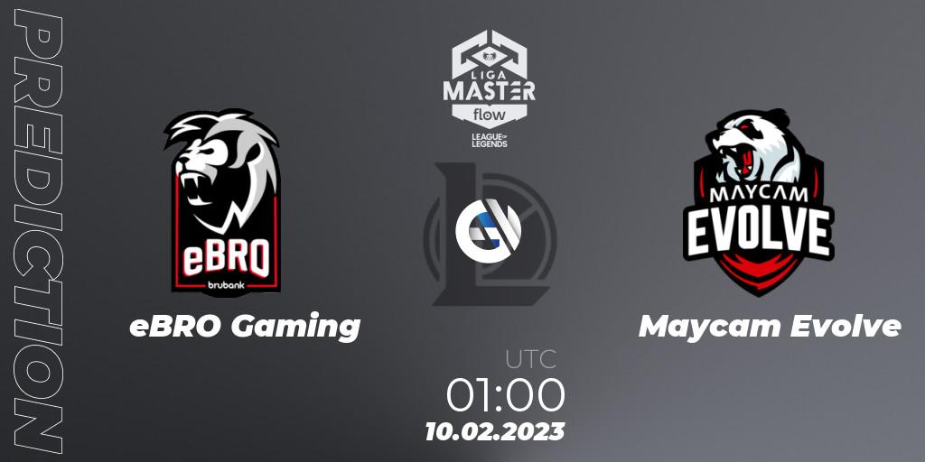 eBRO Gaming - Maycam Evolve: прогноз. 10.02.23, LoL, Liga Master Opening 2023 - Group Stage