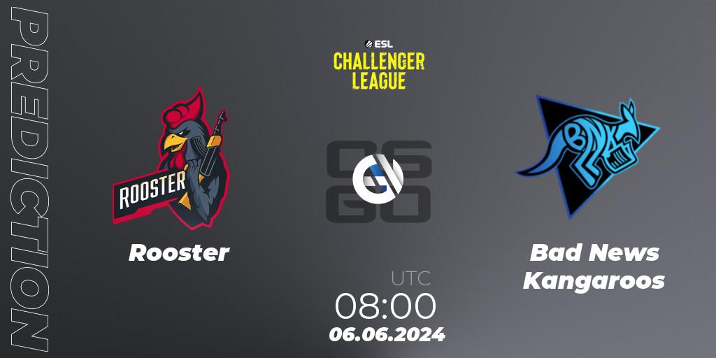 Rooster - Bad News Kangaroos: прогноз. 06.06.2024 at 08:00, Counter-Strike (CS2), ESL Challenger League Season 47: Oceania