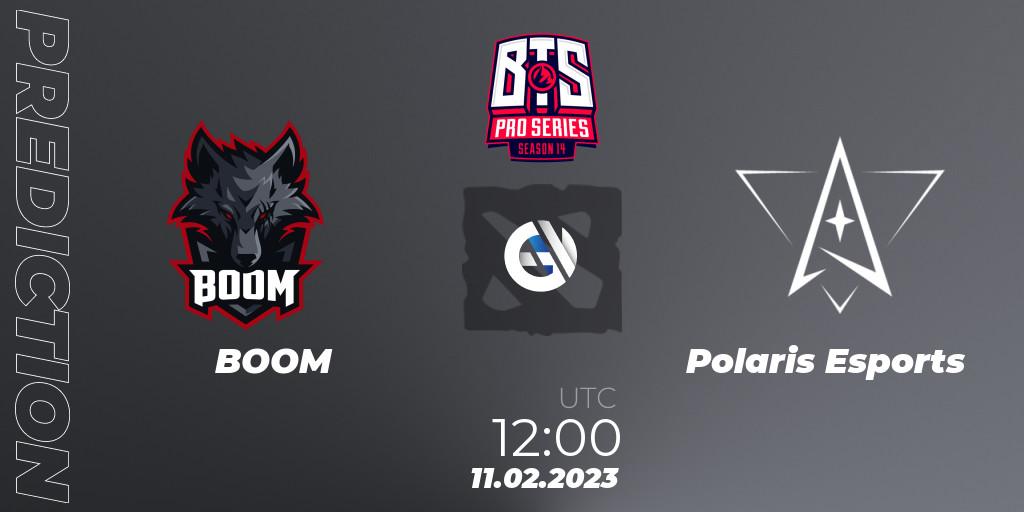 BOOM - Polaris Esports: прогноз. 11.02.2023 at 11:02, Dota 2, BTS Pro Series Season 14: Southeast Asia