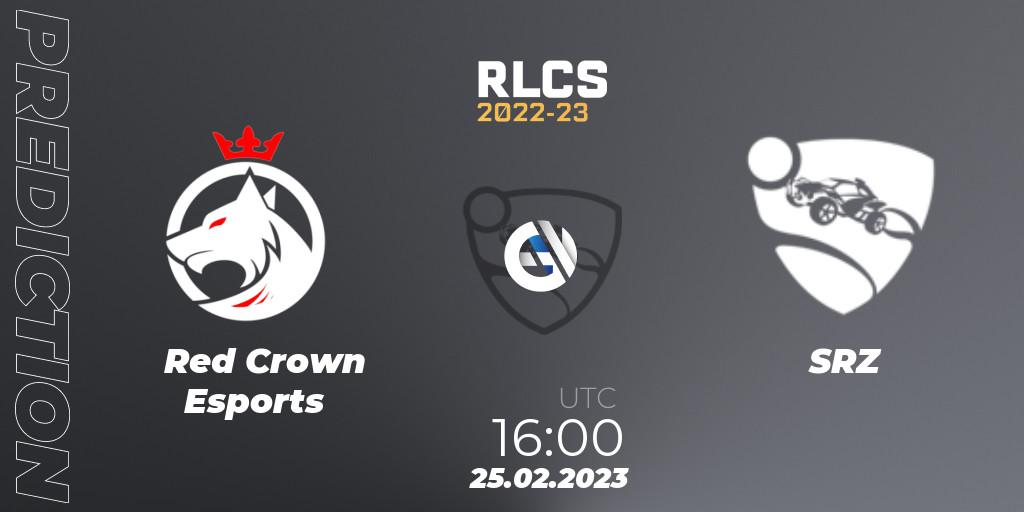 Red Crown Esports - SRZ: прогноз. 25.02.23, Rocket League, RLCS 2022-23 - Winter: Sub-Saharan Africa Regional 3 - Winter Invitational