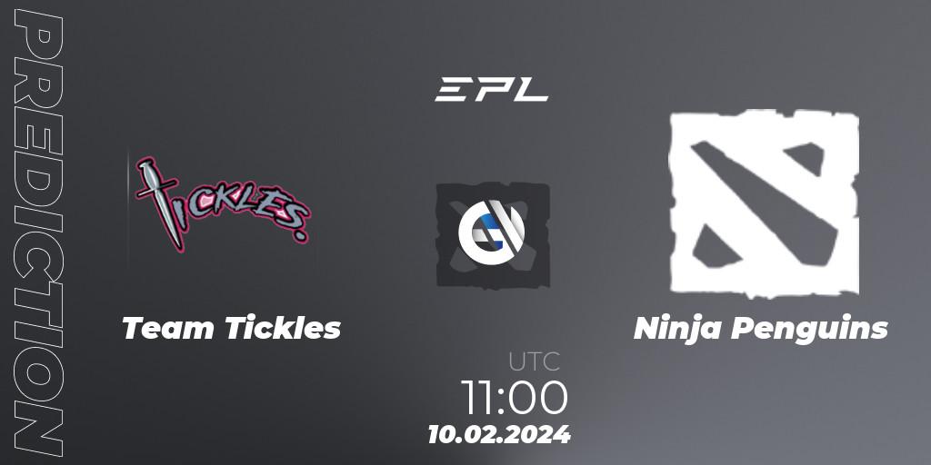 Team Tickles - Ninja Penguins: прогноз. 10.02.24, Dota 2, European Pro League Season 16