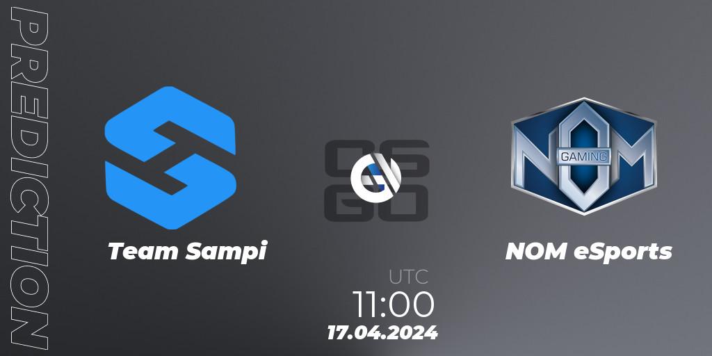Team Sampi - NOM eSports: прогноз. 17.04.2024 at 12:00, Counter-Strike (CS2), CCT Season 2 Europe Series 1 Closed Qualifier