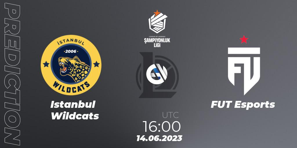 Istanbul Wildcats - FUT Esports: прогноз. 14.06.2023 at 16:00, LoL, TCL Summer 2023 - Group Stage