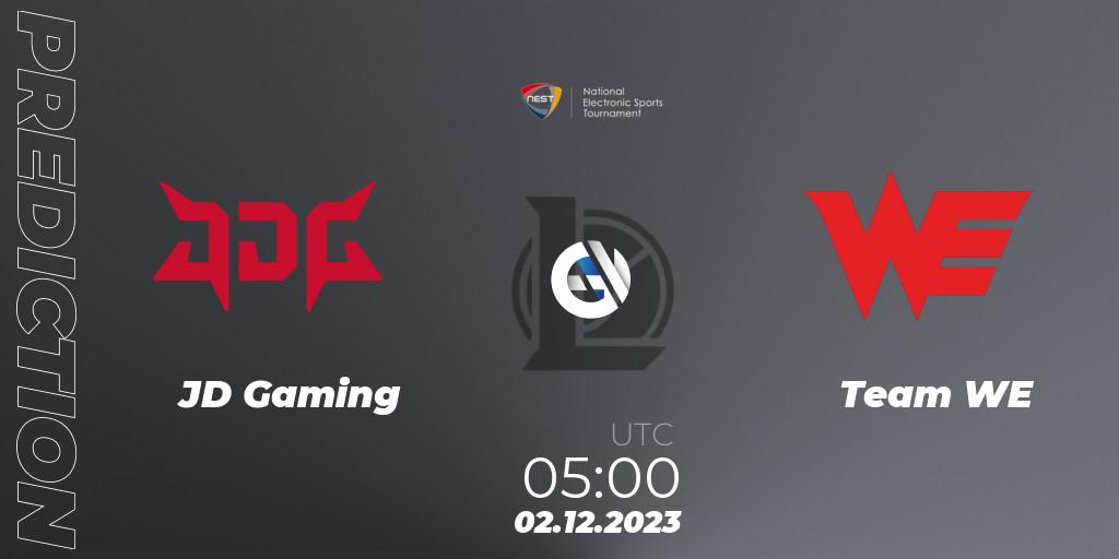 JD Gaming - Team WE: прогноз. 02.12.2023 at 05:00, LoL, NEST 2023