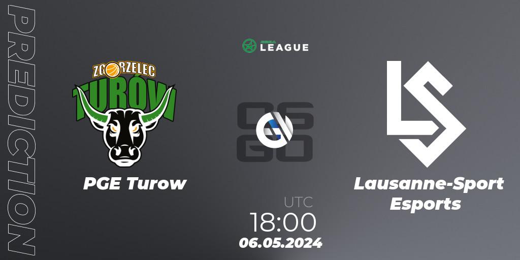 PGE Turow - Lausanne-Sport Esports: прогноз. 14.05.2024 at 16:00, Counter-Strike (CS2), ESEA Season 49: Advanced Division - Europe