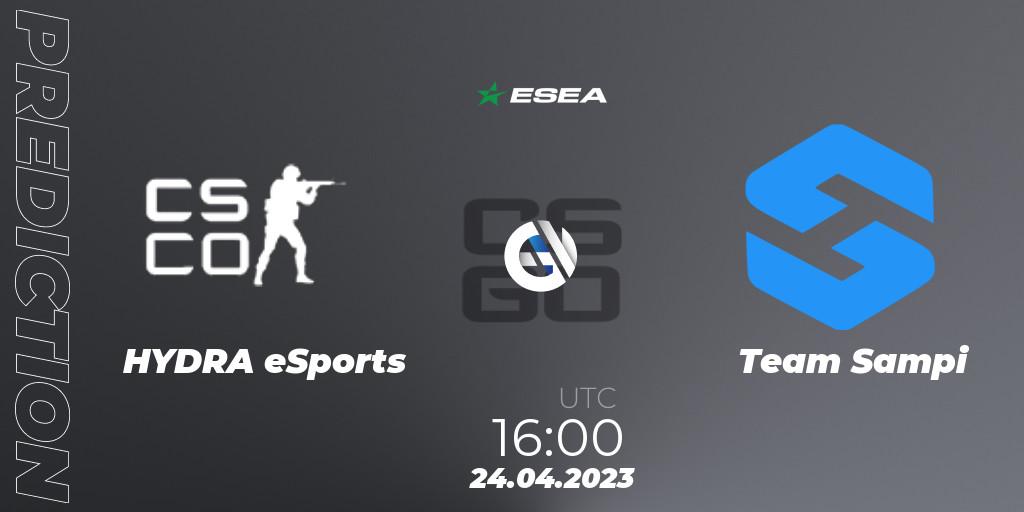 HYDRA eSports - Team Sampi: прогноз. 24.04.2023 at 16:00, Counter-Strike (CS2), ESEA Season 45: Advanced Division - Europe