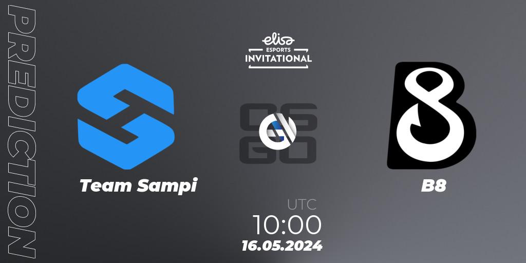 Team Sampi - B8: прогноз. 16.05.2024 at 10:00, Counter-Strike (CS2), Elisa Invitational Spring 2024