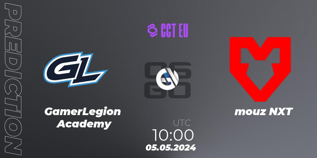 GamerLegion Academy - mouz NXT: прогноз. 05.05.2024 at 10:00, Counter-Strike (CS2), CCT Season 2 Europe Series 2 