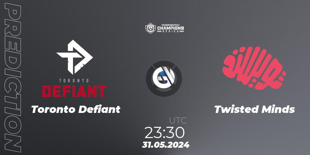 Toronto Defiant - Twisted Minds: прогноз. 31.05.2024 at 23:30, Overwatch, Overwatch Champions Series 2024 Major
