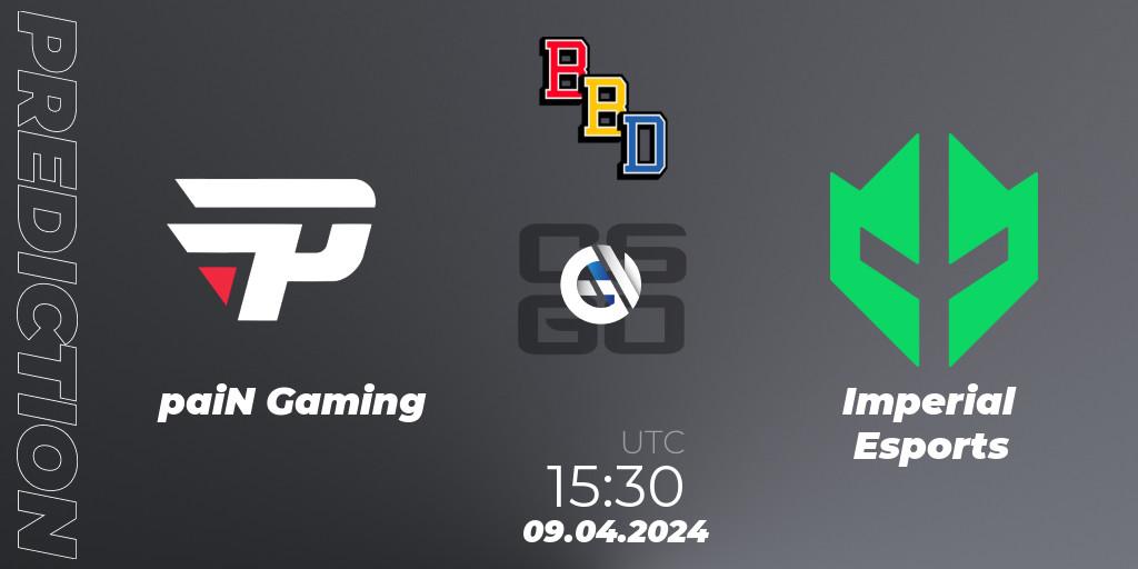paiN Gaming - Imperial Esports: прогноз. 09.04.2024 at 15:30, Counter-Strike (CS2), BetBoom Dacha Belgrade 2024: South American Qualifier