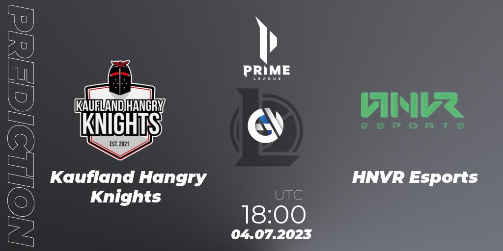 Kaufland Hangry Knights - HNVR Esports: прогноз. 04.07.2023 at 18:00, LoL, Prime League 2nd Division Summer 2023