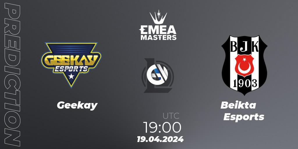 Geekay - Beşiktaş Esports: прогноз. 19.04.24, LoL, EMEA Masters Spring 2024 - Group Stage