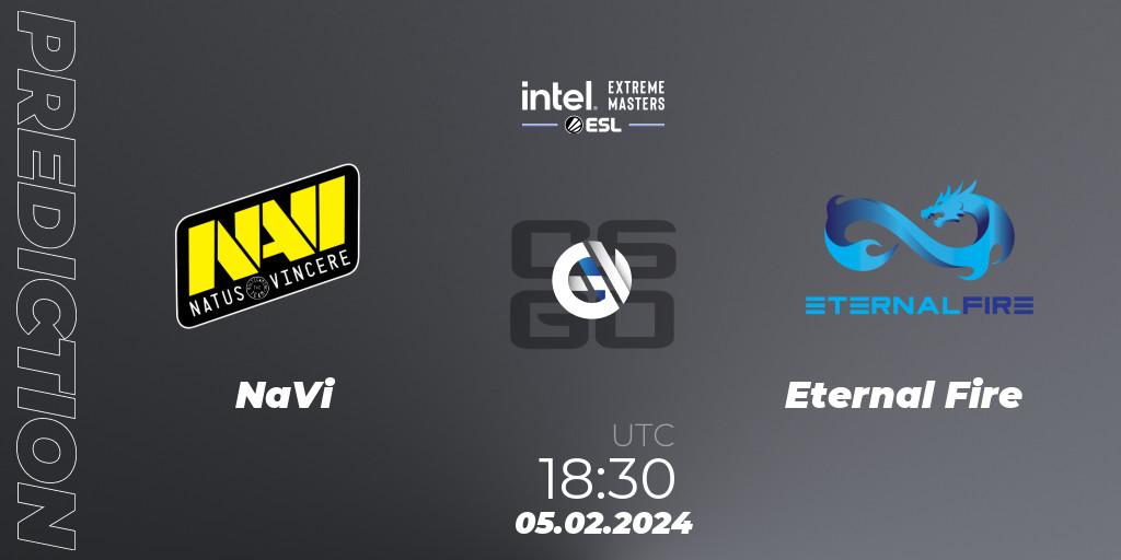 NaVi - Eternal Fire: прогноз. 05.02.2024 at 18:45, Counter-Strike (CS2), IEM Katowice 2024