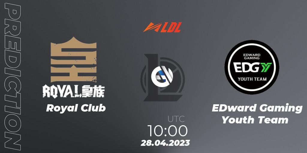 Royal Club - EDward Gaming Youth Team: прогноз. 28.04.2023 at 10:00, LoL, LDL 2023 - Regular Season - Stage 2