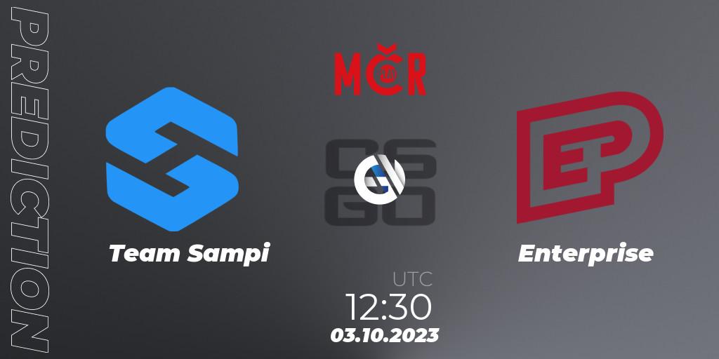Team Sampi - Enterprise: прогноз. 03.10.2023 at 12:30, Counter-Strike (CS2), Tipsport Cup Prague Fall 2023: Online Stage