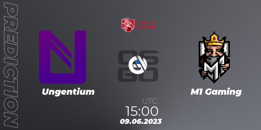 Ungentium - M1 Gaming: прогноз. 09.06.23, CS2 (CS:GO), Polish Esports League 2023 Split 2