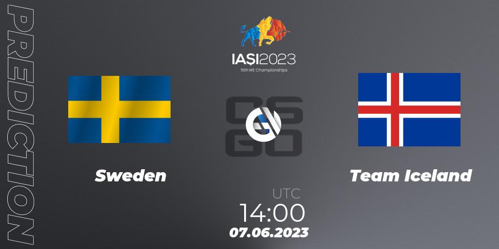 Sweden - Team Iceland: прогноз. 07.06.2023 at 14:00, Counter-Strike (CS2), IESF World Esports Championship 2023: Northern Europe Qualifier