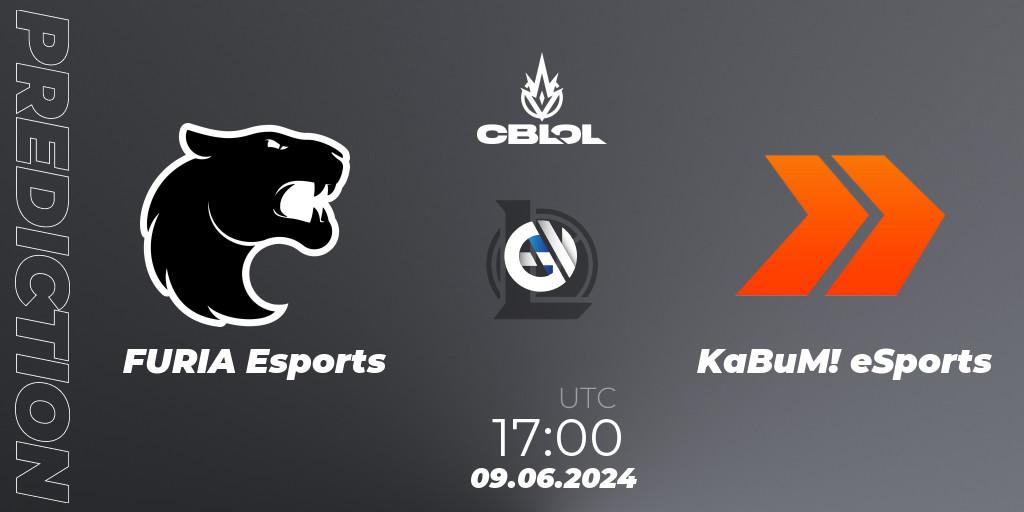 FURIA Esports - KaBuM! eSports: прогноз. 09.06.2024 at 17:00, LoL, CBLOL Split 2 2024 - Group Stage