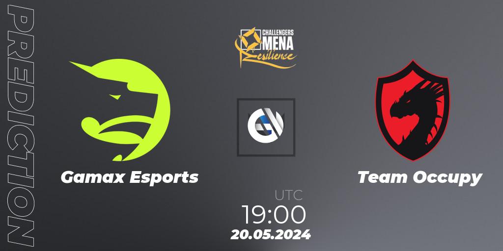 Gamax Esports - Team Occupy: прогноз. 20.05.2024 at 19:00, VALORANT, VALORANT Challengers 2024 MENA: Resilience Split 2 - Levant and North Africa