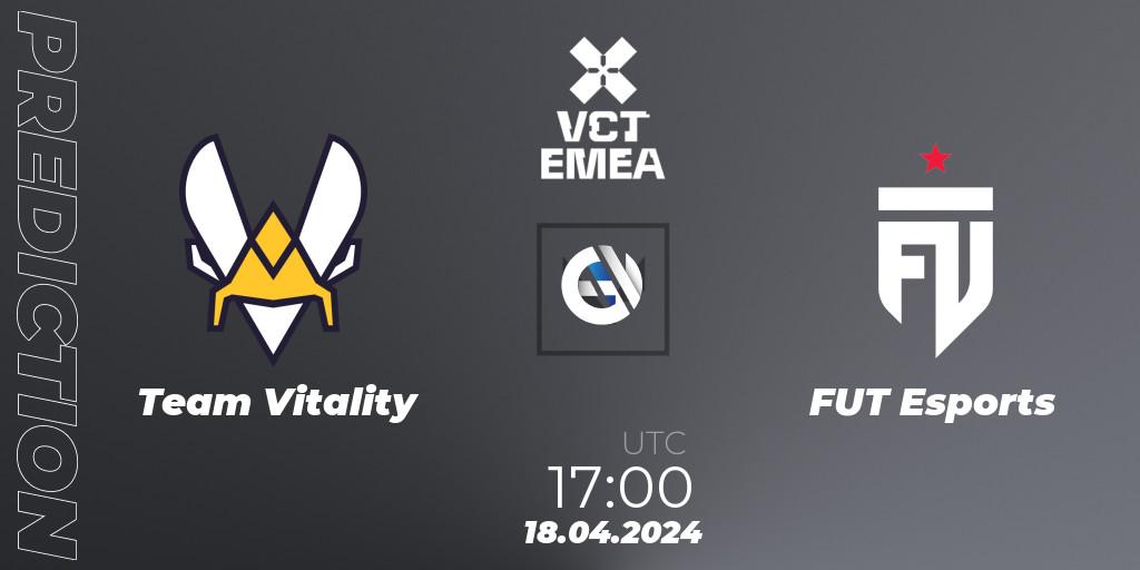 Team Vitality - FUT Esports: прогноз. 18.04.24, VALORANT, VALORANT Champions Tour 2024: EMEA League - Stage 1 - Group Stage