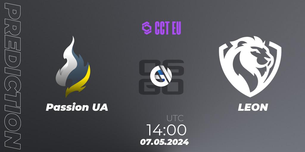 Passion UA - LEON: прогноз. 07.05.2024 at 14:00, Counter-Strike (CS2), CCT Season 2 European Series #3 Play-In