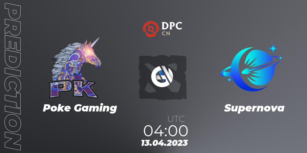 Poke Gaming - Supernova: прогноз. 13.04.2023 at 04:00, Dota 2, DPC 2023 Tour 2: CN Division II (Lower)