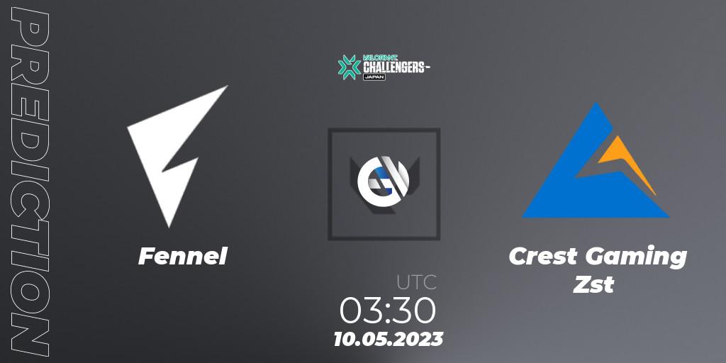 Fennel - Crest Gaming Zst: прогноз. 10.05.23, VALORANT, VALORANT Challengers 2023: Japan Split 2